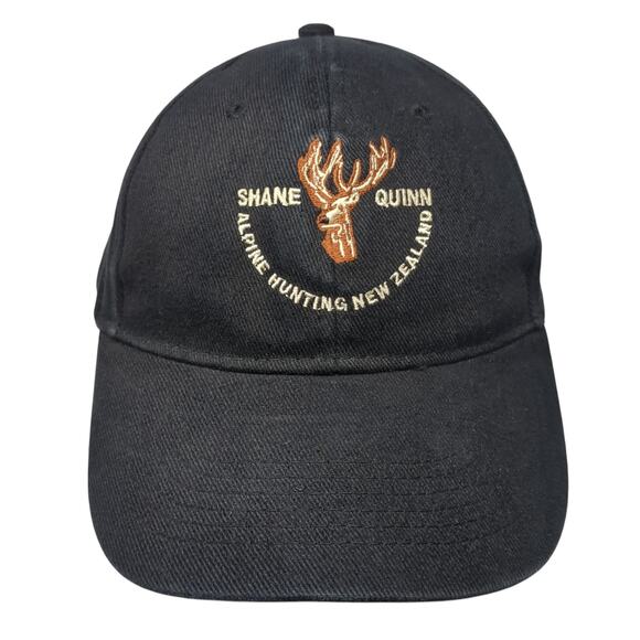 Shane Quinn Alpine Hunting New Zealand Slideback Hat Black One Size - Picture 1 of 9